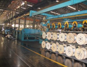 鋼絲繩阻燃輸送帶生產(chǎn)線